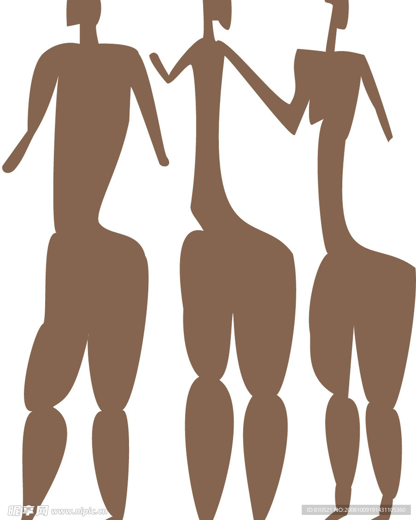 非洲艺术矢量图