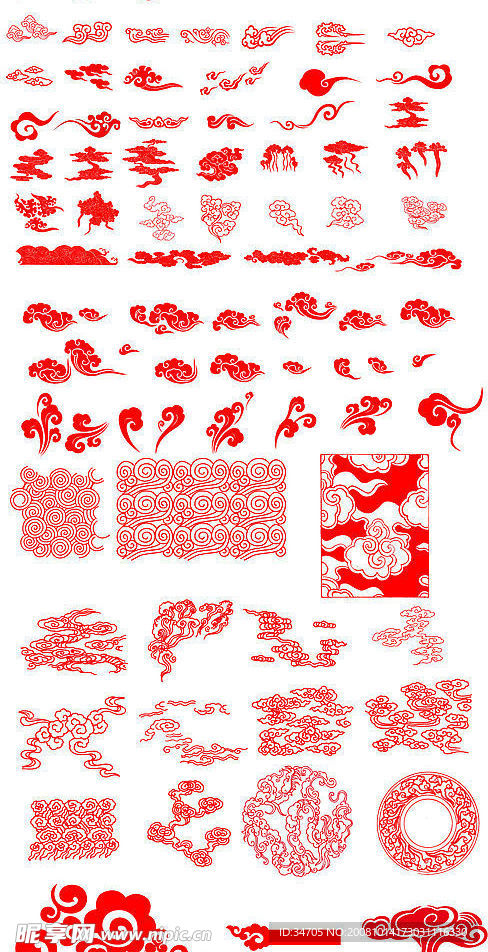 新年素材合集系列－云纹