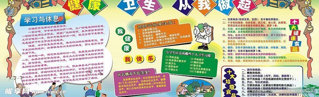 健康卫生宣传栏