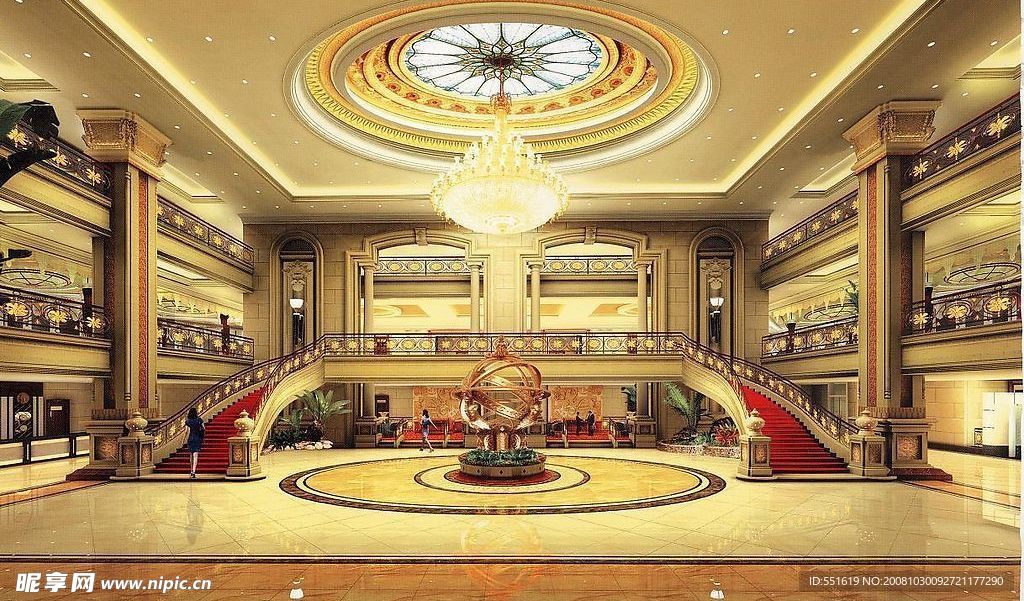 新恒基大厦大堂方案一