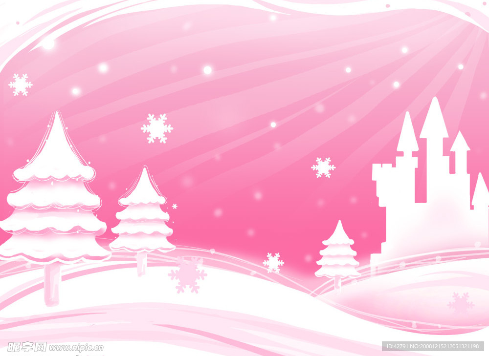 雪国故事儿童插画全