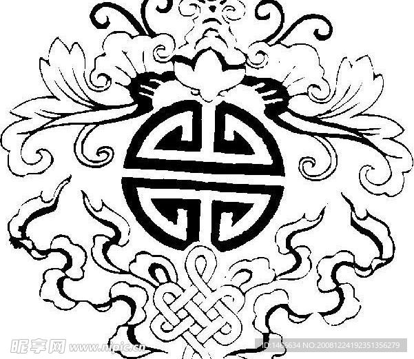 矢量、中国结彩带