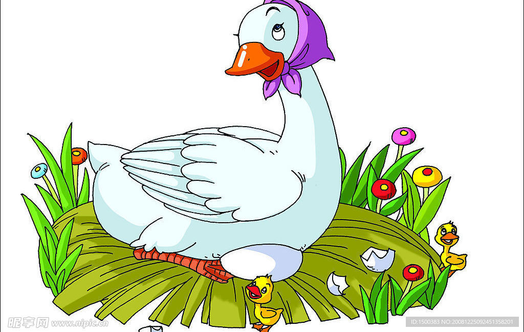 卡通 鸭