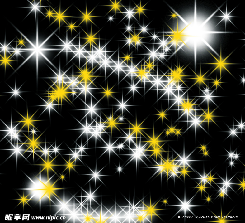 超漂亮的星光笔刷