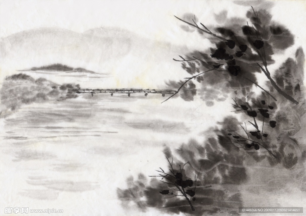 古代风景 美术绘画 意境文化 山水