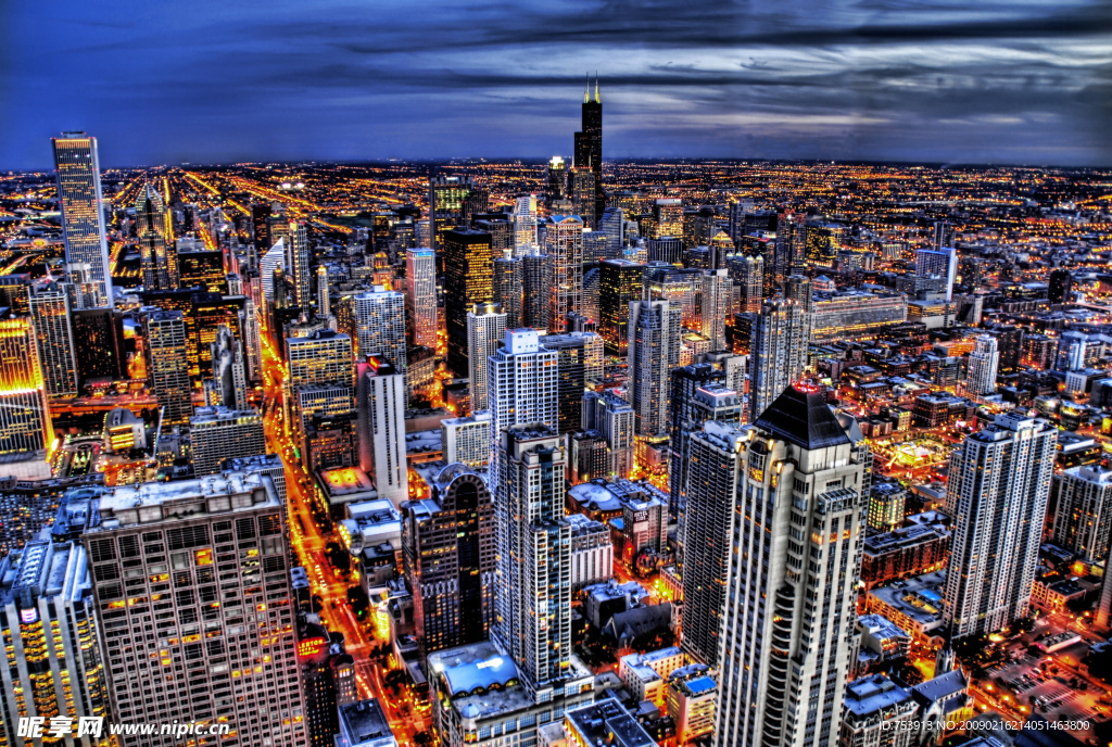 绚烂的城市 都市夜景