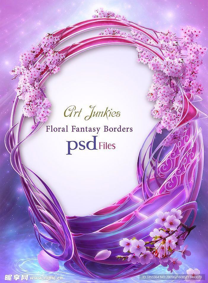 国外精美花纹边框