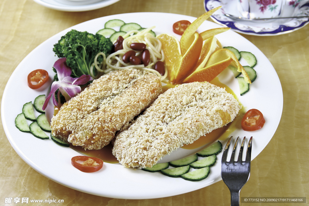 橙汁挪威三文鱼