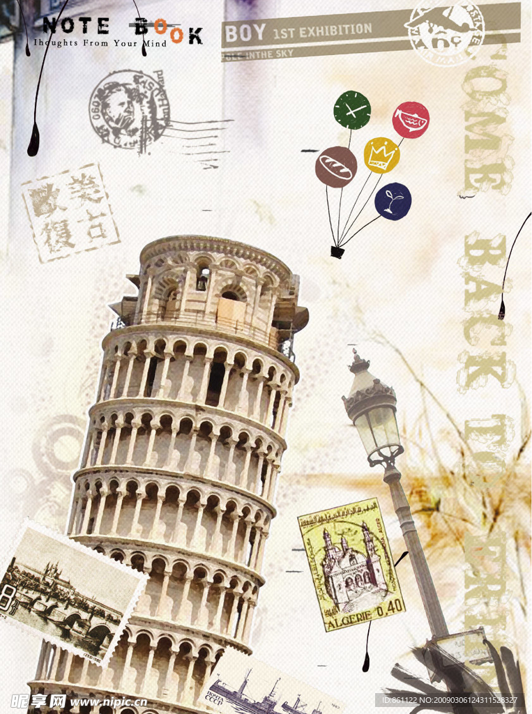 欧美复古（本本设计）