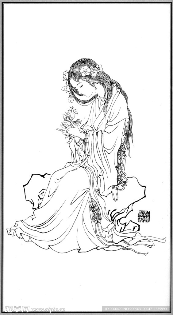 中国神话人物031玉女