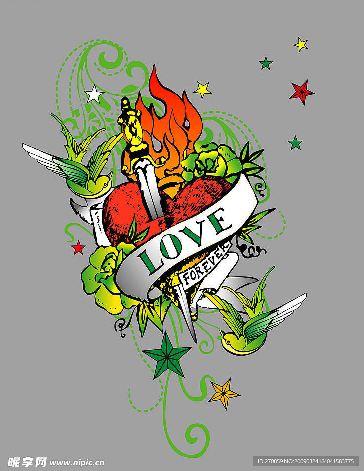 love 爱情 心 鸟 爱 剑