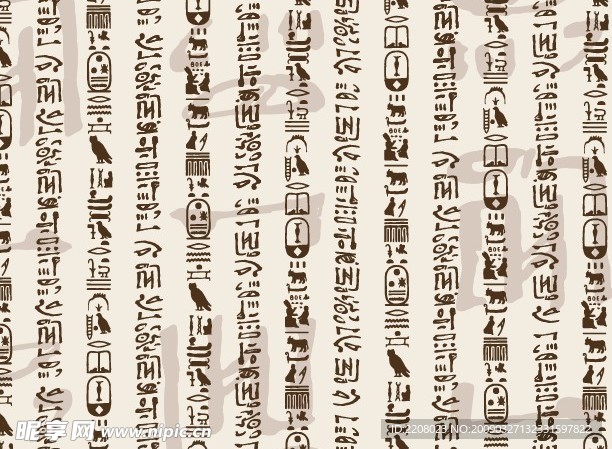 古文字象形字背景