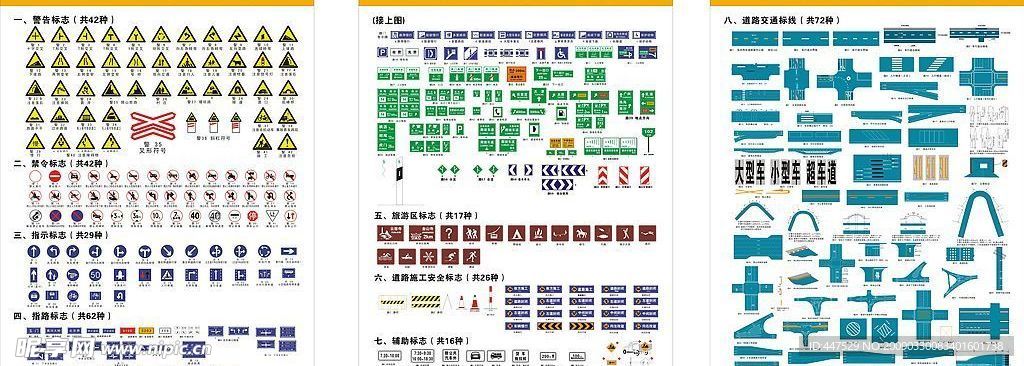最齐全的道路交通标志