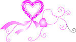 心形与蝴蝶结