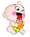 卡通婴儿