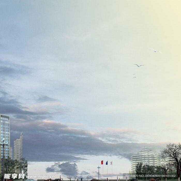 广场绿化环境设计052