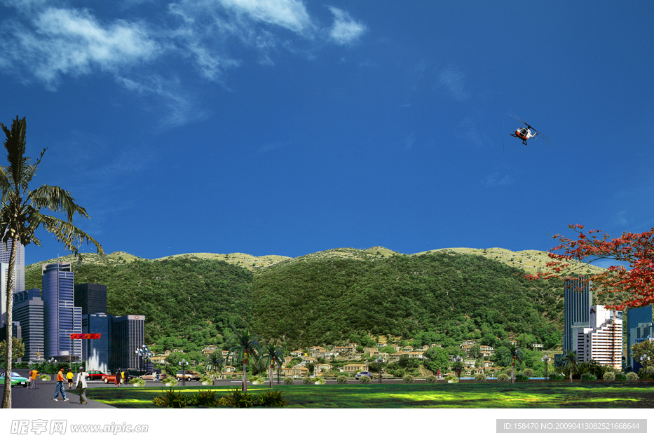 广场绿化环境设计060