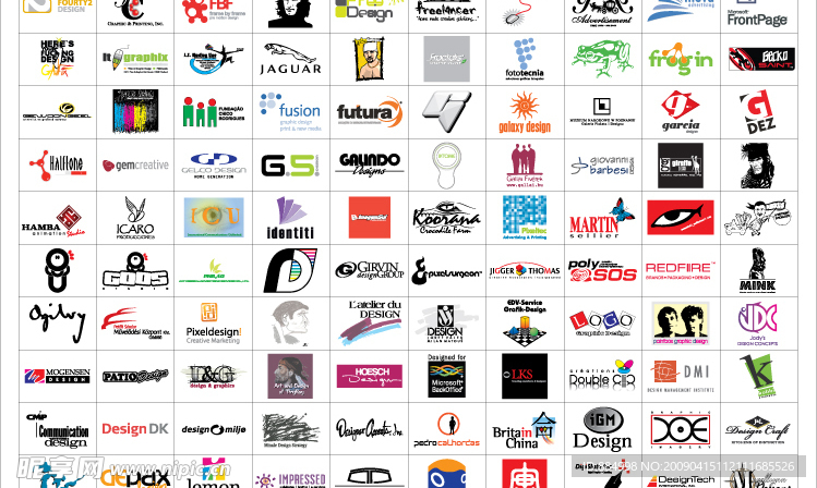 全球著名广告公司标志大全_收藏B