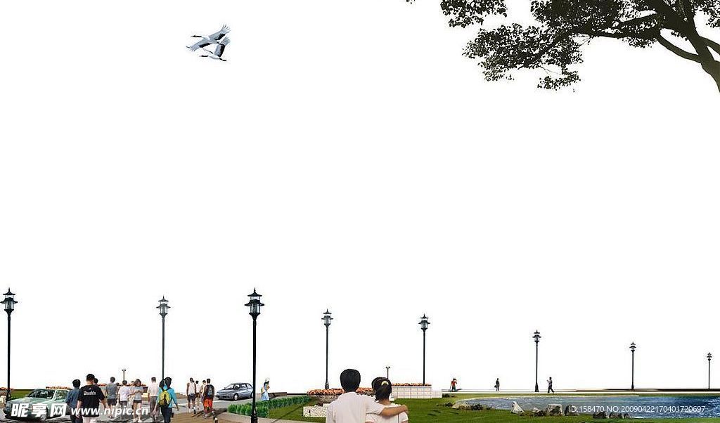 广场绿化环境设计091