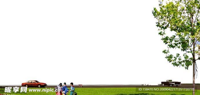 广场绿化环境设计094