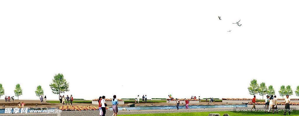 广场绿化环境设计096