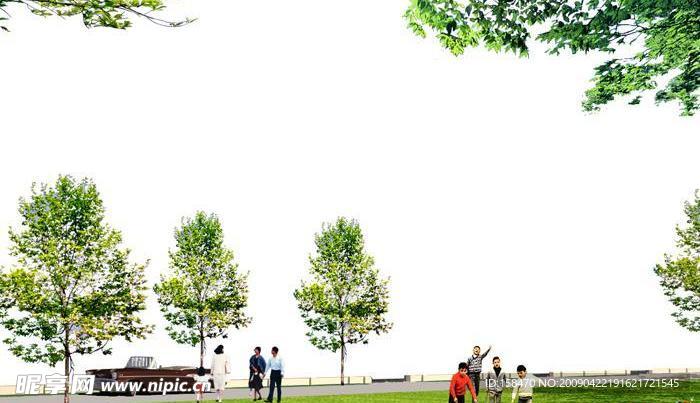 广场绿化环境设计099