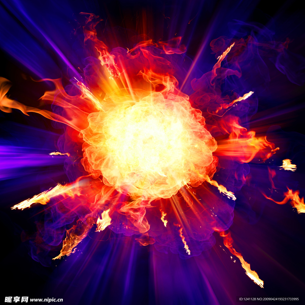爆炸火球图片素材