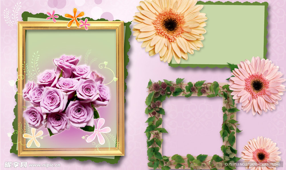 鲜花相框