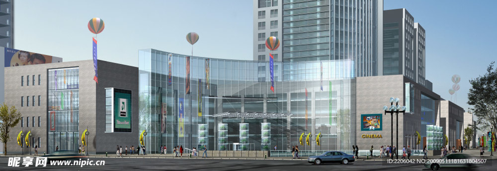 商场建筑设计效果图