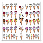 冰淇淋 矢量 素材 EPS