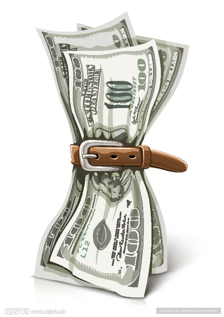 美元与皮带