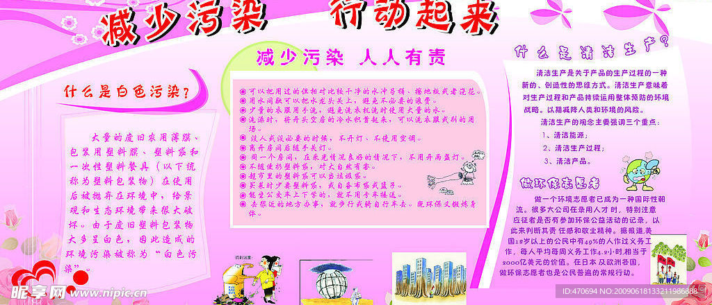 环境保护展板