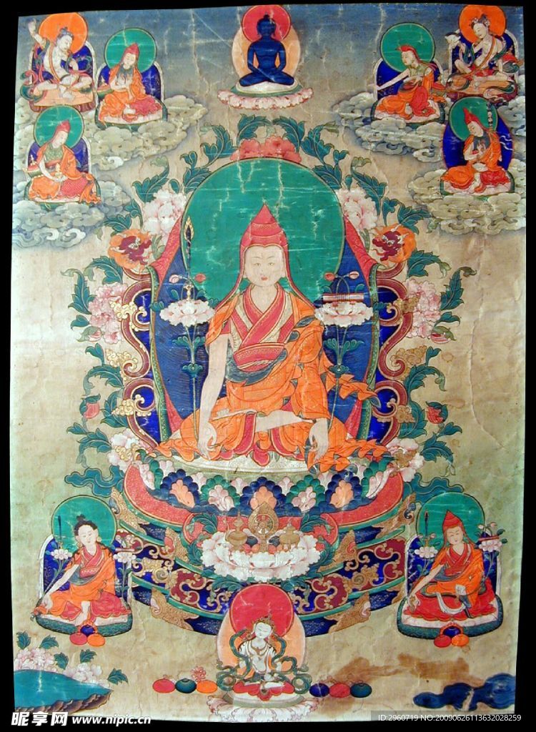 蒋扬钦哲旺波唐卡