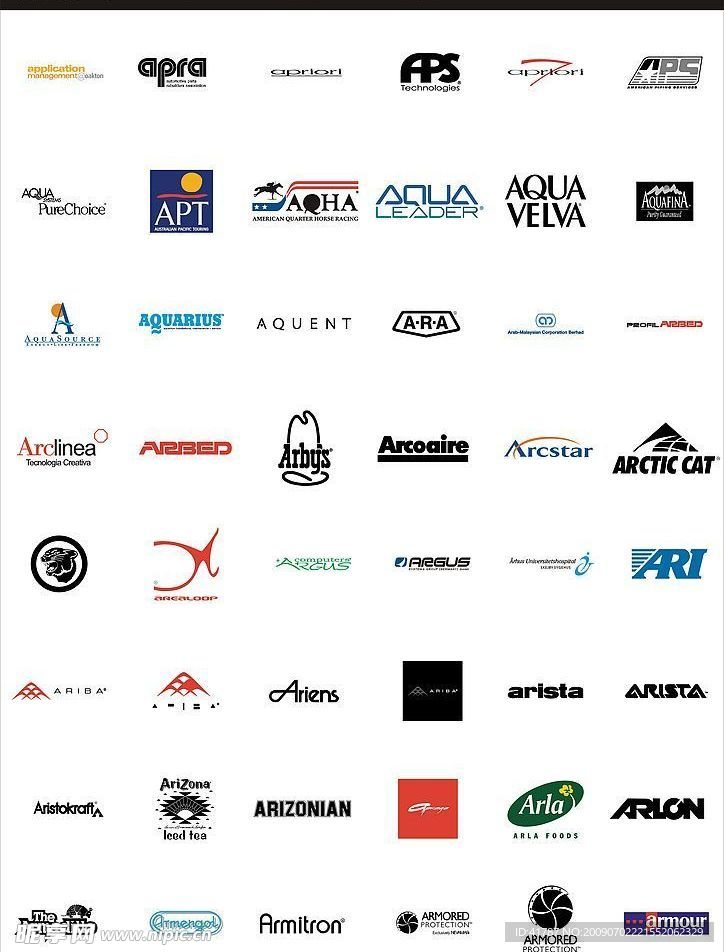 一万枚矢量标志A字529_576