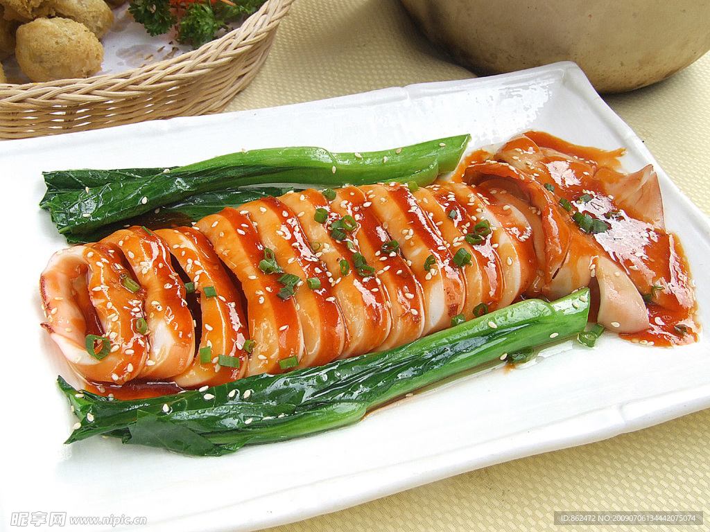 泰国烧汁鱿鱼筒