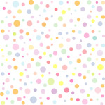 不规则大小彩色圆点底纹
