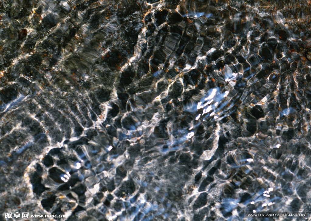 溪水 瀑布 涌泉 流水 水纹