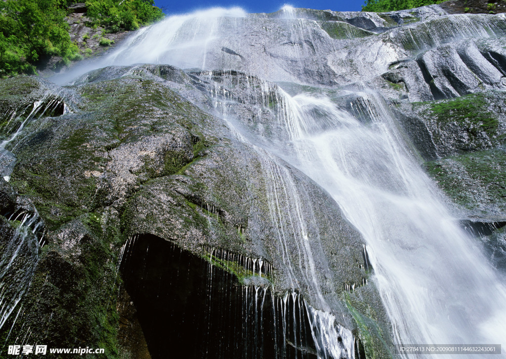 溪水 瀑布 涌泉 流水 山泉