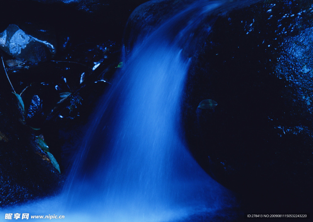 溪水 瀑布 涌泉 流水 山泉