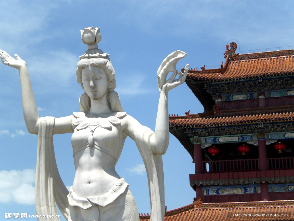 中华荷园之女神