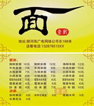 面馆订餐卡