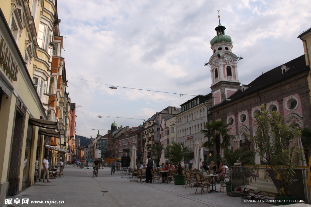 奥地利的古建筑旅游摄影