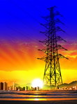 日出的铁塔