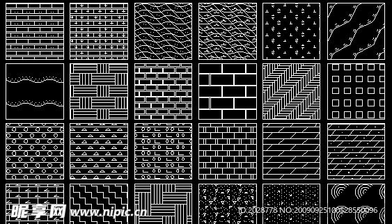 CAD自定义填充图