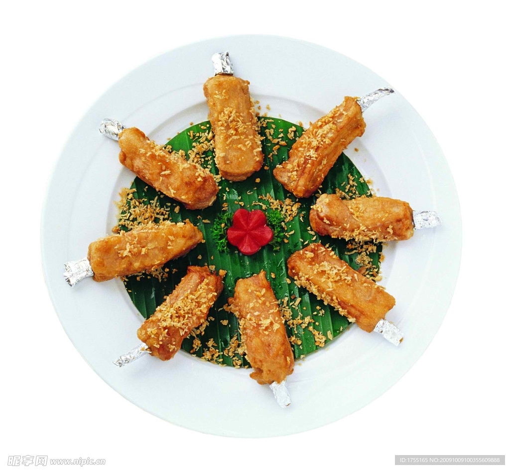 蒜香银箔猪肋骨