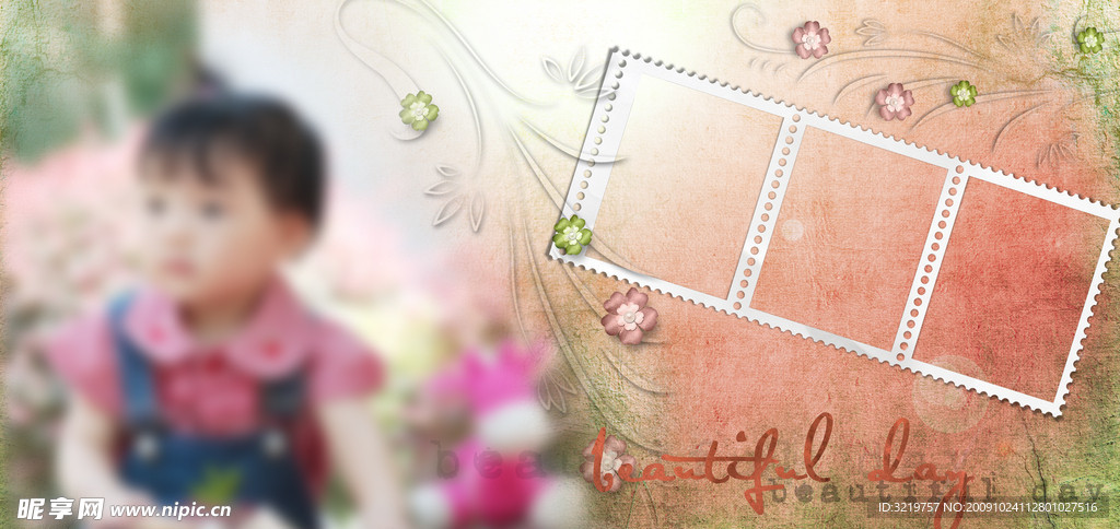 儿童摄影模板BeatifulDay03