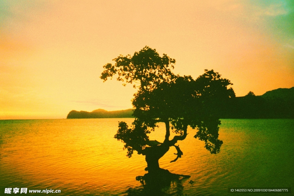 18张黄昏美景 喜庆背景 光芒背景