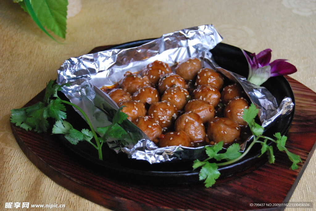 烧汁手工香芋丸