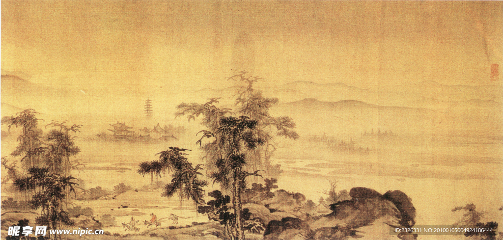 国画 山水 中国风 水墨图片