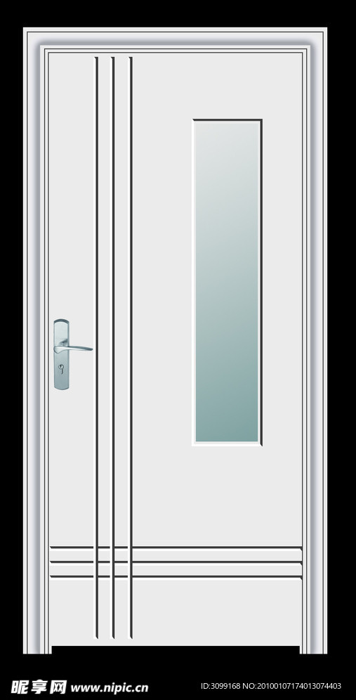 PS手绘实木门图片